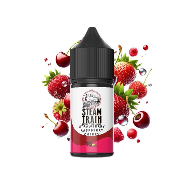 Steam Train Disposable Edition Strawberry Raspberry Cherry 10/30ml - Χονδρική